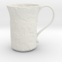 leaves mug home 3d print model - Mito3D