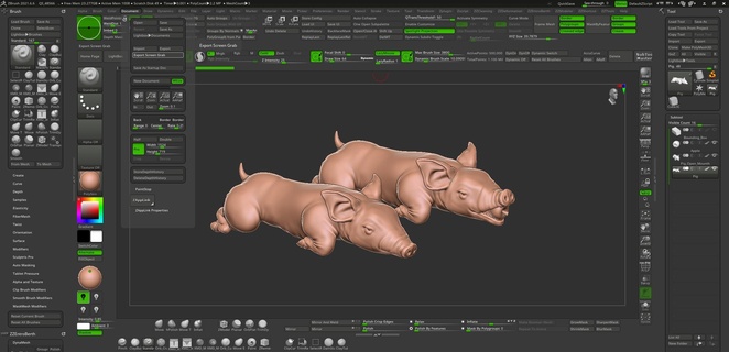 lechon baboy de leche pig hog boar sow pork swine piglet piggy cutter hug gorger brute 3d print model - Mito3D