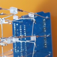 led 4x4 cube jig tool electronics 3d print model - Mito3D