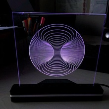 led acyrlic sign art 3d print model - Mito3D