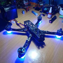 led arm foot racing drone matek game light mount quadcopter frame r c vehicles 3d print model - Mito3D