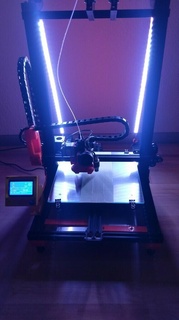 LED soporte raya m8 neopixel herramientas cr10 crealidad tira 3d impresora accesorios 3d print model - Mito3D