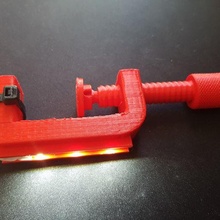 Led kelepçe araç g clamp Kulp destek şerit araçlar 3d print model - Mito3D