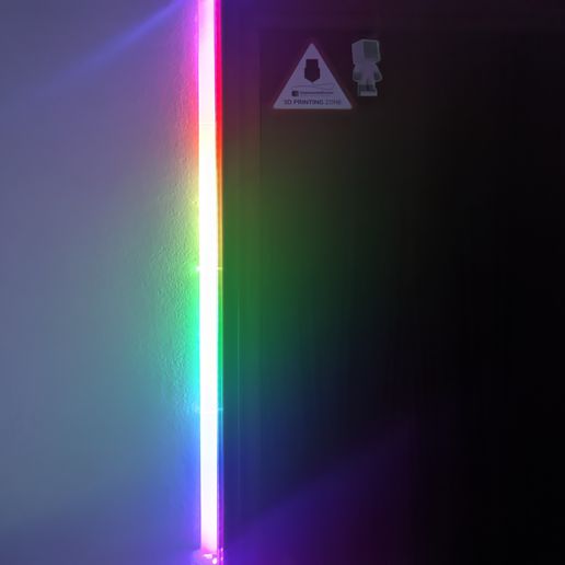 Led cover rgb kılavuz örtmek kılıf 3D print model - Mito3D