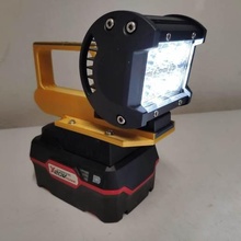 LED lampe poche batterie xteam parkide projecteur camping chasse éclairage lidl 3d print model - Mito3D