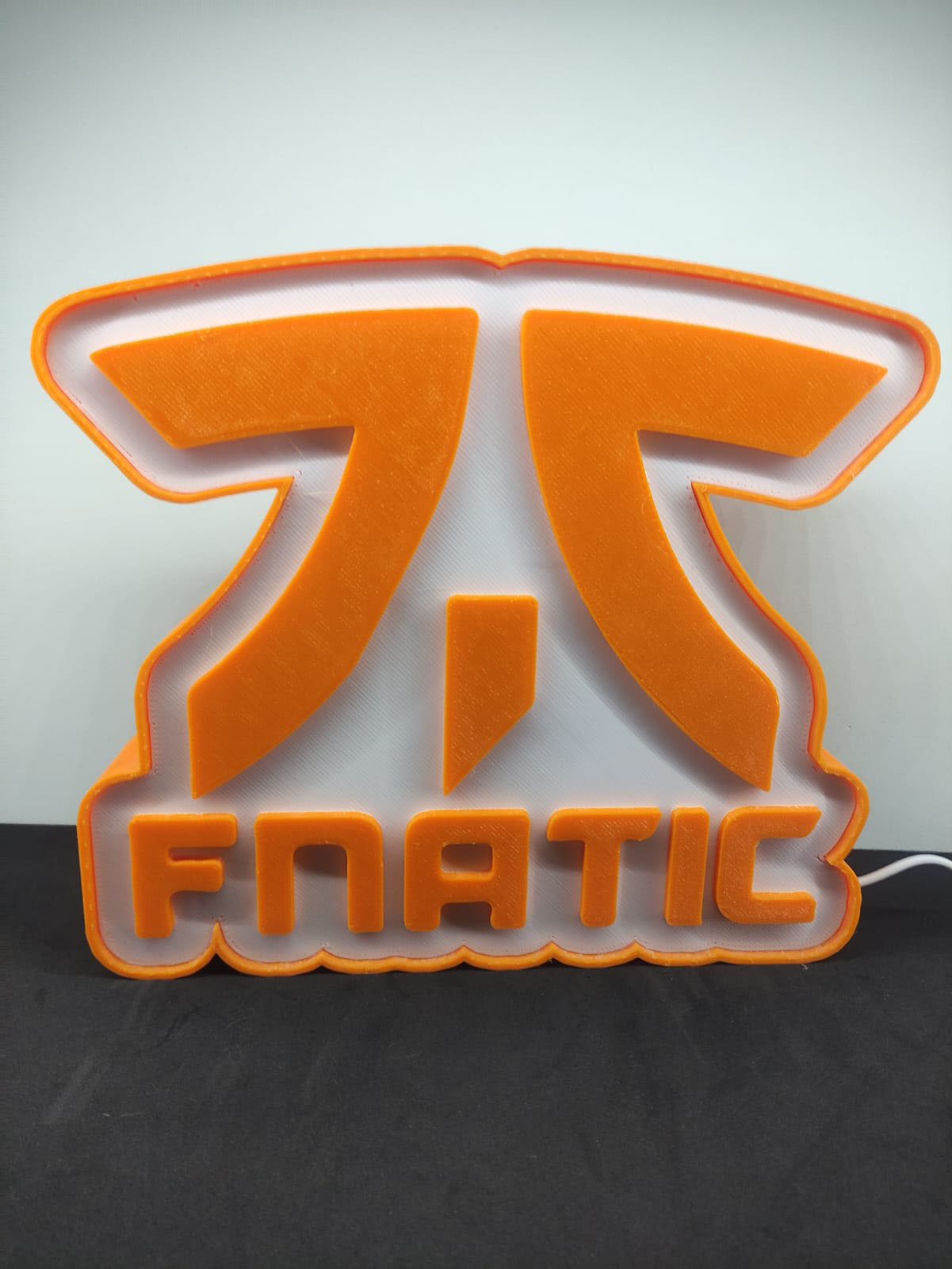 LED fnático póster papá regalo 3D print model - Mito3D