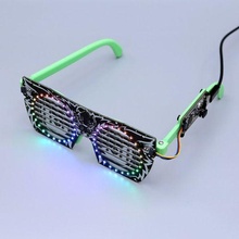 Led Gözlük çerçeve is31fl3741 araç arduino Circuitpython matris rgb giyilebilir elektronik 3d print model - Mito3D