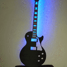 guidato chitarra genere les Paolo personalizzato decorazione lampada gibson Paul 3d print model - Mito3D