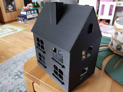 led house buildings structures 3d print model - Mito3D