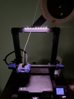 led illumination kobra neo anycubic tools accessories filament holder lights 24v 3d print model - Mito3D