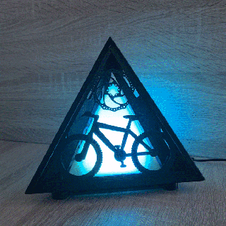 led lamp decoration ornament art home decorative rgb adressable night light 3d print model - Mito3D