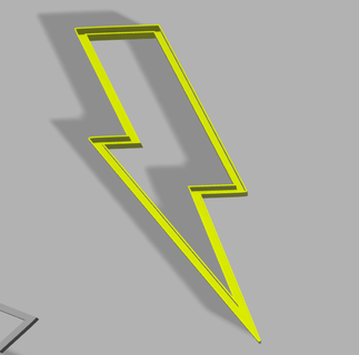 guidato lampada fascio raggio neon 3d print model - Mito3D
