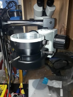 LED lampe titulaire soutien microscope 3d print model - Mito3D