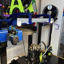 led light bar arm artillery genius hook remixed pro holder 3d printer x2 3d print model - Mito3D