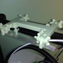 LED ligero soporte herramienta 3d impresora accesorios mazorca montar tira Encendiendo tevo 3d print model - Mito3D