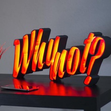 led ışık mektupları neden sanat 3d print model - Mito3D