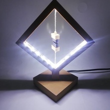 LED éclairage carré gadget abat jour 3d print model - Mito3D