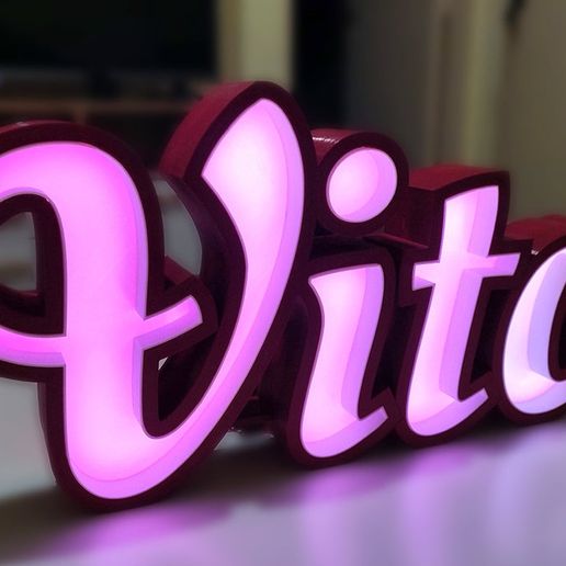 LED chapiteau vito 3D print model - Mito3D