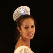 led neopixel anel vestido de cabelo jóias 3d print model - Mito3D