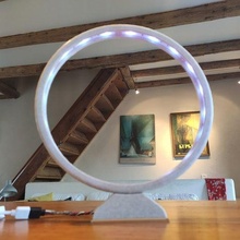 led ring lamp light strip decor 3d print model - Mito3D