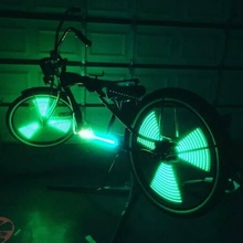 LED habló formación bicicleta lowrider helicóptero barras luz 3d print model - Mito3D