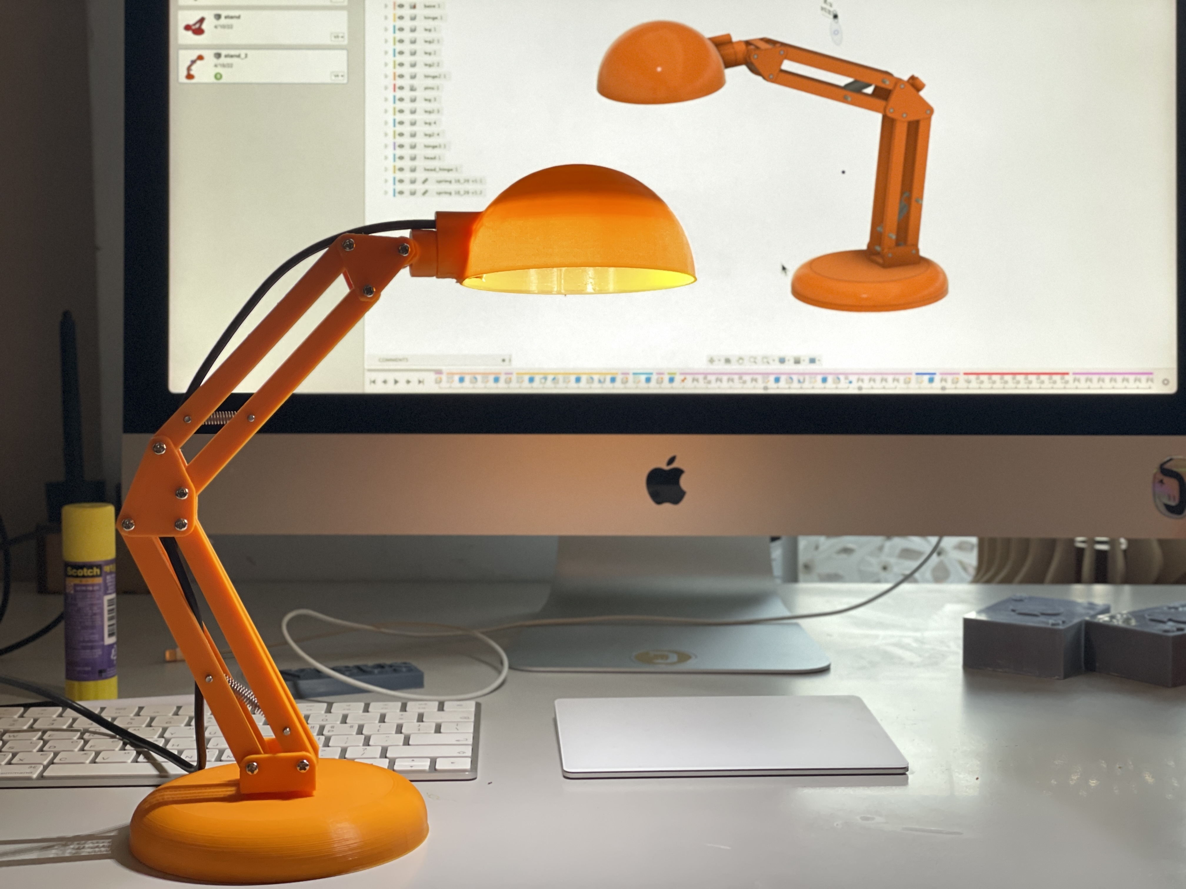 led supporter 3D print model - Mito3D