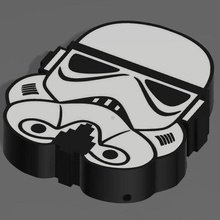 led stormtrooper art star wars yoda mandalorian 3d print model - Mito3D