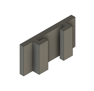 led strip fastener 3d print model - Mito3D
