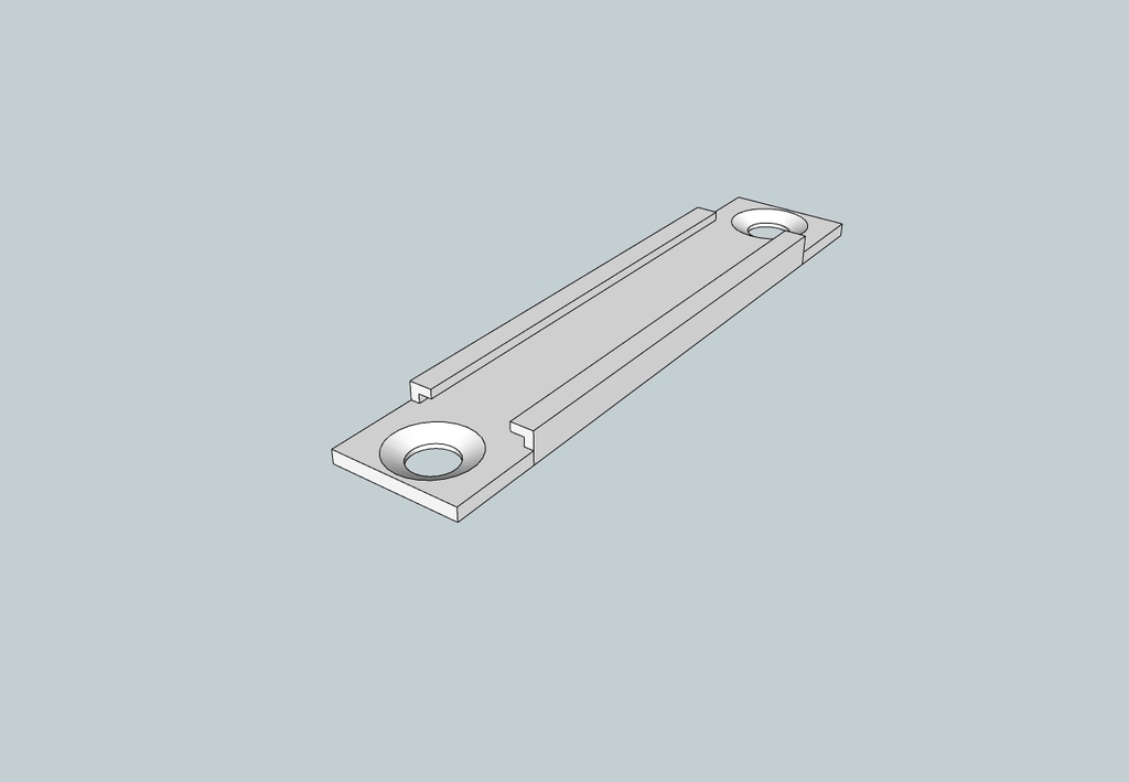 Led şerit Kulp destek 5050 1pcs 50mm ışık binmek çeşitli kategorize edilmemiş 3D print model - Mito3D