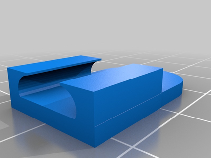 guidato striscia montaggio clip impermeabile arredamento 3d print model - Mito3D
