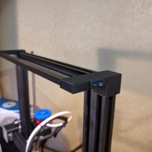 Led şerit bağlar araç ender 3 ışık binmek 3d yazıcı Aksesuarlar 3d print model - Mito3D