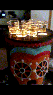 led totem shot glass beaker shots mexico rgb 3d print model - Mito3D