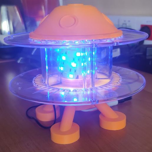 led ufo lamp 3D print model - Mito3D