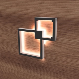 led wall lamp decor interior design 3d print model - Mito3D