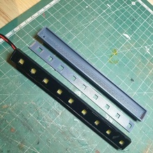 barra led 5050 tira llevada cubierta carcasa funda 150mm scx10 trx4 rc4wd LED bar ledstrips 3d print model - Mito3D