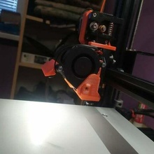 ledbar hydra fan duct 3d_printing 3d print model - Mito3D