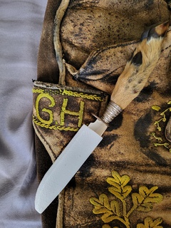 lederhosen knife sleeve sheath german oktoberfest messer 3d print model - Mito3D