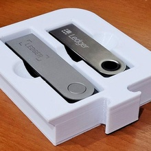 ledger wallets hidden storage 3d print model - Mito3D