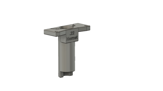 Lee loadmaster universal caso bainha alimentador solta tubo 22 vespa recarregar recarregando 3d print model - Mito3D