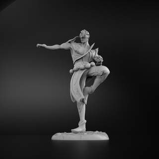 lee peccato Drago tempesta lega leggende lol figura statua collezione figurine stl miniature eroi 3d modello scultura Stampa League of Legends chibi tft leggere figure 3d print model - Mito3D