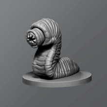 leech game toy tabletop enemy dungeons dragons d&d 3d print model - Mito3D