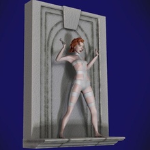 leeloo - fifith element art digital 3d printing toys & collectibles character modeling dallas fan pixologic zbrush milla jojovich 3d print model - Mito3D