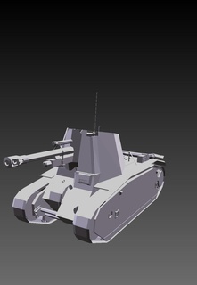 lefh 18 3 ww ii tanque combattre Panzer 3d print model - Mito3D