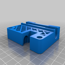 left bar holder remake mbot 3d cube printers corexy core xy gantry mbot3d 3d_printer_parts 3d print model - Mito3D