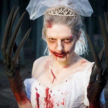 left 4 dead witch bride cosplay klauen Mode Kostüm zombies solidgold Links 2 l4d2 brainsbrainsbrains 3d print model - Mito3D