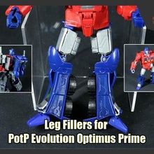 leg fillers transformers power primes evolution optimus prime 3d print model - Mito3D