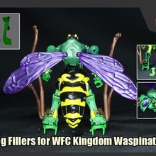 leg fillers transformers wfc kingdom waspinator game 3d print model - Mito3D