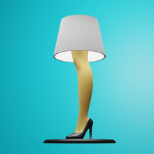 leg lamp art heel high sexy 3d print model - Mito3D