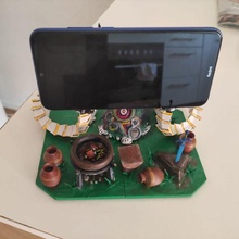 efsane Zelda telefon Kulp destek 3d print model - Mito3D