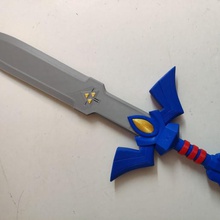 a lenda de zelda - windwaker master sword jogo o link espada 3d print model - Mito3D